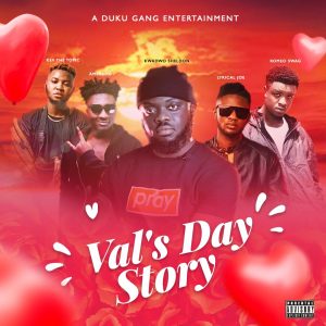 Kwadwo Sheldon - Val's Day Story ft Lyrical Joe, Amerado, Romeo Swag & Kev The Topic