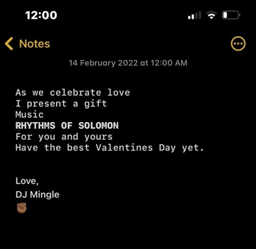 dj mingle – rhythms of solomon