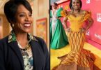 best dressed celebrities, american actress sheryl lee rocks ghana's kente at 2023 naacp