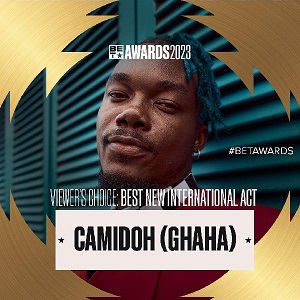 camidoh nominated at bet awards for best new international act