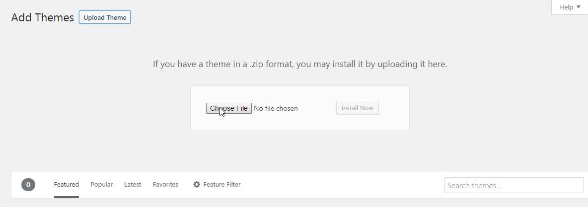 click on choose file