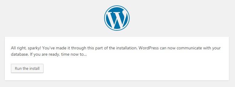 Click to run install