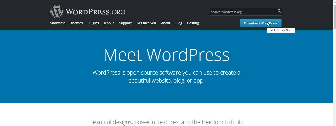 download wordpress