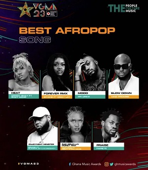 best afropop song (vgma 23)