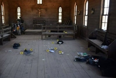 church building where the incident occured