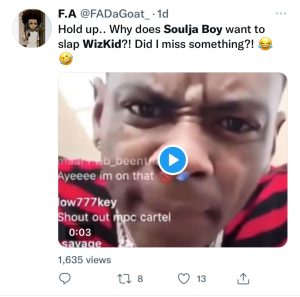 a user's tweet