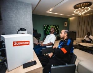 american rapper ludacris meets sarkodie in ghana; possible collaboration.