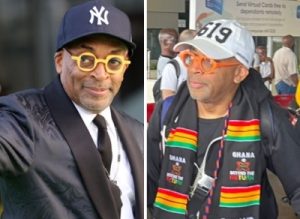 beyond the return american movie star spike lee arrives in ghana