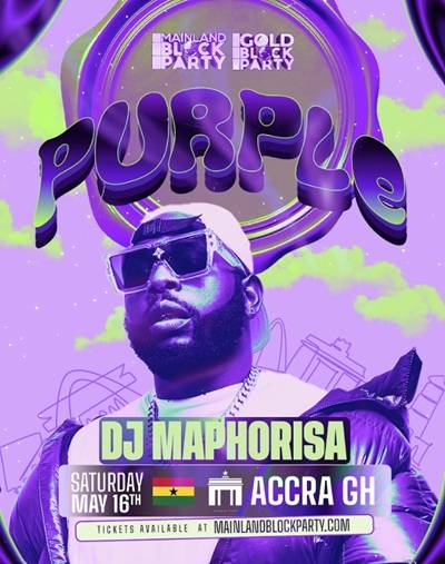 purple marks a new chapter for goldblock party after six years in ghana