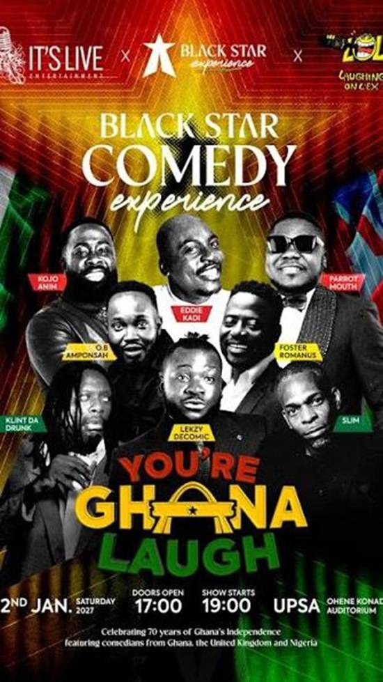 black star comedy festival was my idea a year ago – ghana comedy awards ceo