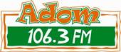 Adom 106.3 FM logo