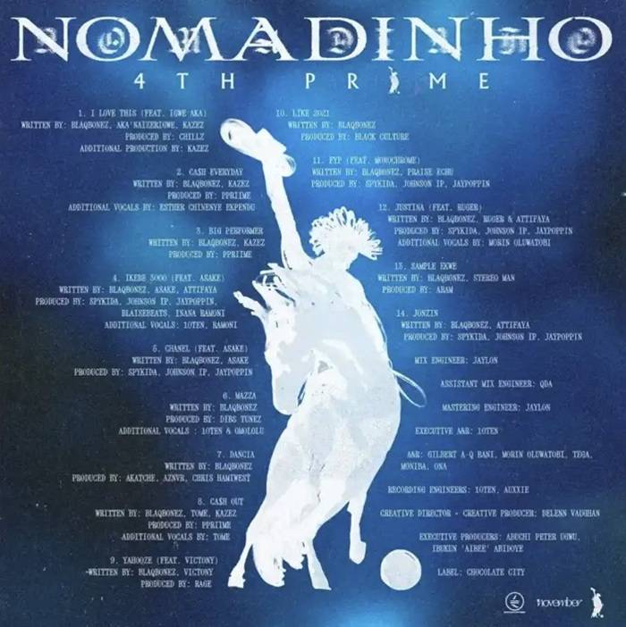 blaqbonez releases 15 track album 'nomadinho