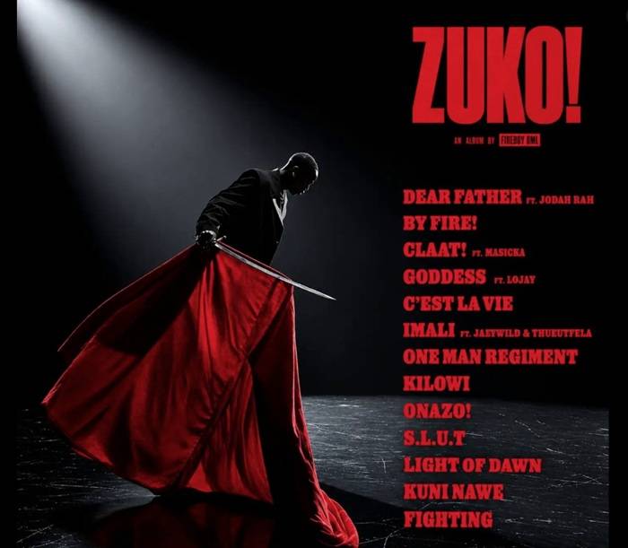 fireboy dml unveils 13 track ‘zuko!’ tracklist with lojay, masicka, jazzwrld and thukuthela