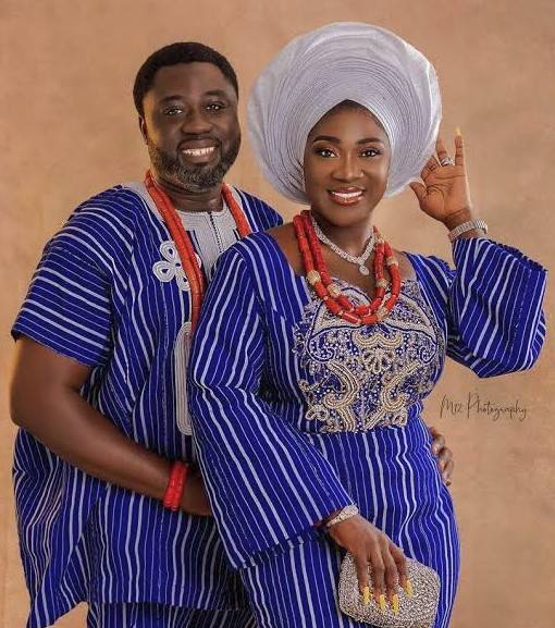 mercy johnson and husband prince odi okojie build new house for elderly woman living in dilapidated building